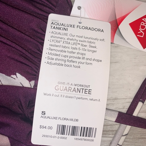 Athleta Aqualuxe Tankini SET Size Small NWT - Picture 5 of 7